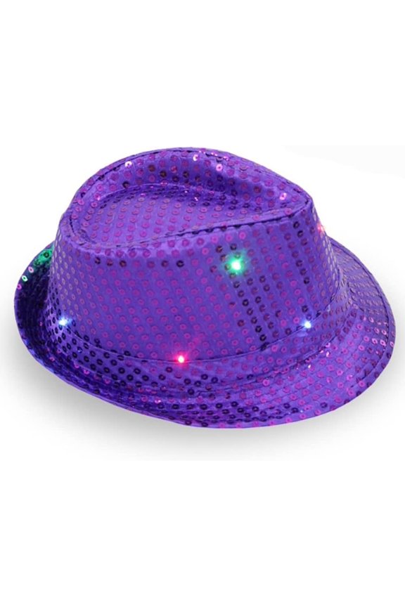 LED Hat Light Up Snapback Hat Light Up Fedora Flashing Novelty Funky Disco Top Hat Light Up Hat