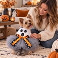 thumbnail image 4 of Halloween Pet Tutu Dress, Pumpkin Ghost Printed Holiday with Bow, Soft Breathable Party Outfit for Small Dogs Puppies, 4 of 4