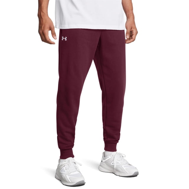 Pantalones Joggers Rival Fleece para Hombre Under Armour Granate Talla L