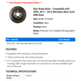 thumbnail image 2 of Rear Brake Rotor - Compatible with 2009, 2011 - 2012 Mercedes-Benz SL63 AMG Base, 2 of 2