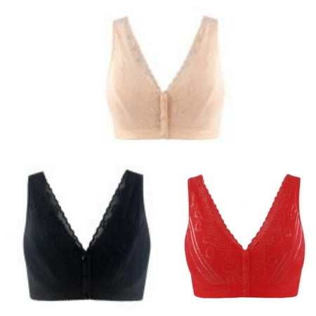 Thick Band Bra|Womens Bras Push Up|Back Smoothing Bras for Women|Bra Comfort Wirefree Full Coverage Seamless Bra with Embedded Pad for Women