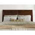 thumbnail image 6 of AFI Valencia Queen Solid Wood Low Profile Sleigh Platform Bed, Walnut, 6 of 12