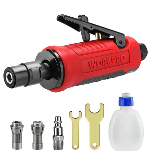 Amoladora neumática de matriz recta WORKPRO 25000 RPM 1/4