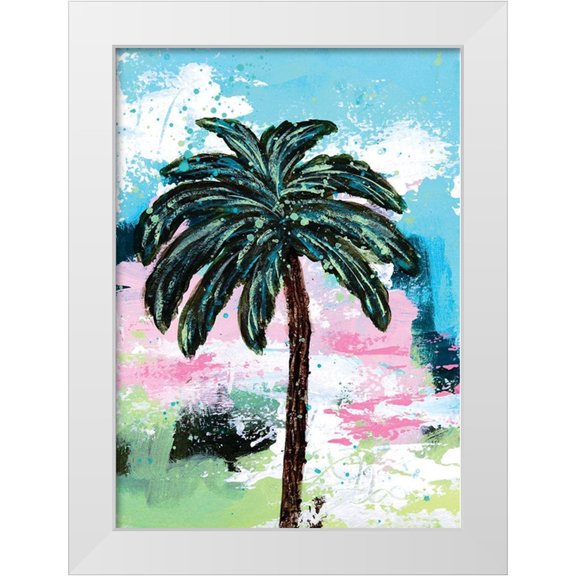 Allemand, Sue 14x18 White Modern Wood Framed Museum Art Print Titled - Palms III