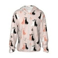 thumbnail image 2 of Lsque White And Black Rabbit UPF 50+ Lightweight Sun Protection Men's Women's Long Sleeve Shirt, Hoodie Performance -X-Large, 2 of 9