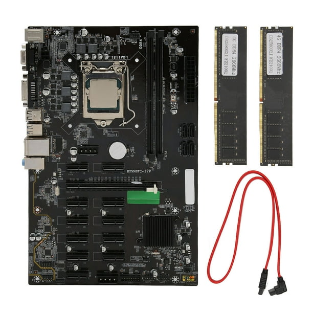 Motherboard CPU Combo, 8G DDR4 Gaming PC Motherboard PCB For