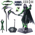 thumbnail image 4 of T13 Action Figure - 3D Printed Action Figure Cloak Reaper Black Green Multi-Weapon Finished Product, Desktop Decoration,Dummy 13 Printable Articulated Figure, 4 of 5