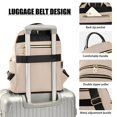 thumbnail image 4 of JIALIOU Mini Backpack Purse for Women Quilted Casual Daypack Small Travel Shoulder Bag, Apricot, 4 of 7