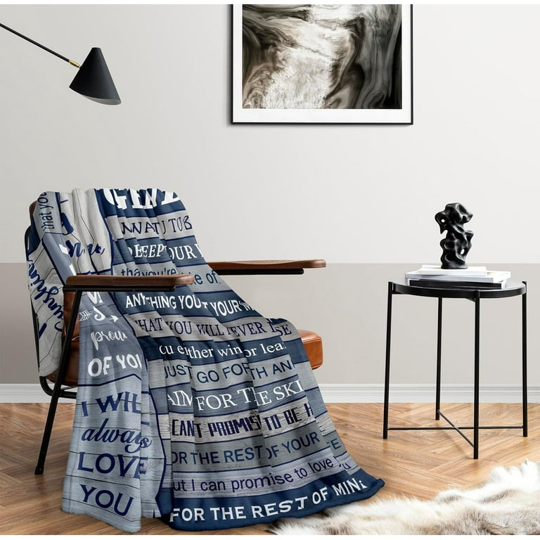 Grandson Gifts from Grandma Grandpa Best Grandson Gift Gifts for Grandson Birthday Gift for Grandson Grandson Graduation Gifts Grandson Blanket Fleece Blanket Soft 50 x 60 Walmart