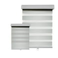 thumbnail image 1 of Hauz 1836GRYCD - 18'' X 36'' Alternating Shade Window Shade, Cordless, Grey, 1 of 3