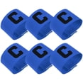 thumbnail image 1 of GOOHOCHY 6 brazaletes de equipo de fútbol para deportes al aire libre, brazalete de capitán, brazalete de fútbol práctico para capitán, 1 of 7