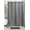 Gray, variant on Evideco Extra Long Shower Curtain Polyester Hook Less Cubic 79"L x 71"W Black