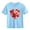 Blue, variant on Piuwrlz Girls Short T-Shirts Kids Graphic Shirts Tops Cotton Pullover Gray Size 9 Years