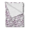 thumbnail image 2 of Flower Soft Flannel Fleece Throw Blanket, Detailed Drawn Flowers on Branches with Doodle Style Fluffy Clouds, Cozy Plush for Indoor and Outdoor Use, 50" x 60", Multicolor, by Ambesonne, 2 of 5