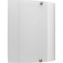 Progress Lighting, Satin Opal Collection, 1-Light Wall Sconce, White Finish, Steel Material, LED, 17W, 3000K, 818 Lumens