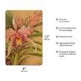 thumbnail image 2 of Pink Cattleya Orchid Hawaii - Vintage Hawaiian Airbrush Art by Frank Oda (Hale Pua Studio) c.1940s - 8 x 12 inch Vintage Wood Art Sign, 2 of 4