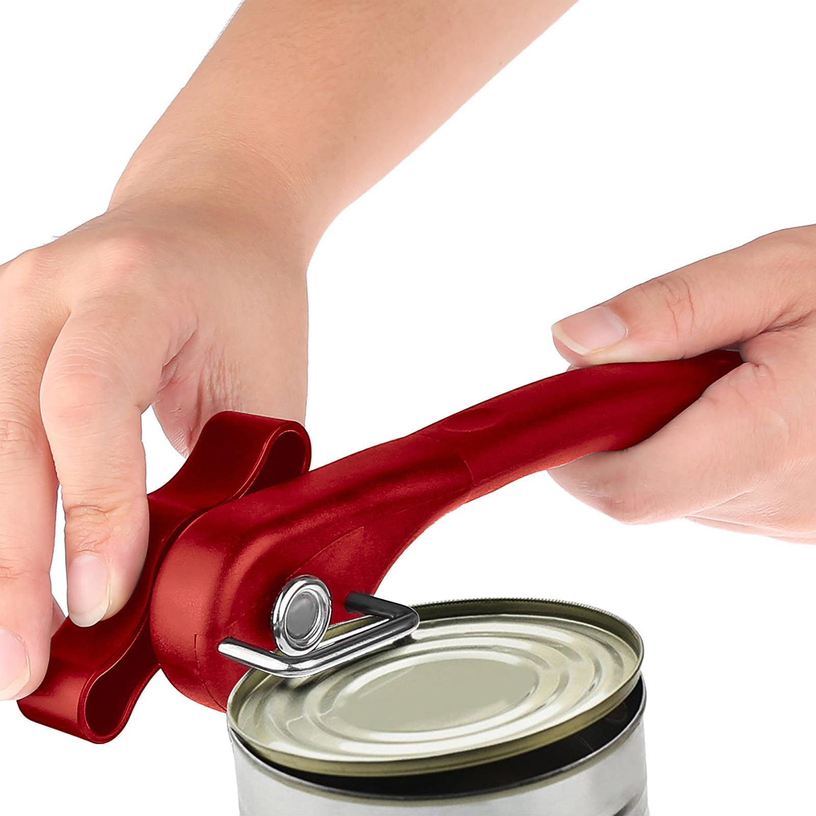 Choxila Can Opener Manual,smooth Edge,durable Safety Ergonomic Handle Aid Stainless Can Opener for Restaurant &Kitchen