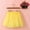 Yellow, variant on BLTIBY 2025 Womens Sequin Skirt Solid Color Elastic Waist Dancing Dress Princess Mesh Tulle Above Knee Skirts Fashion Elegant Dress Black One Size