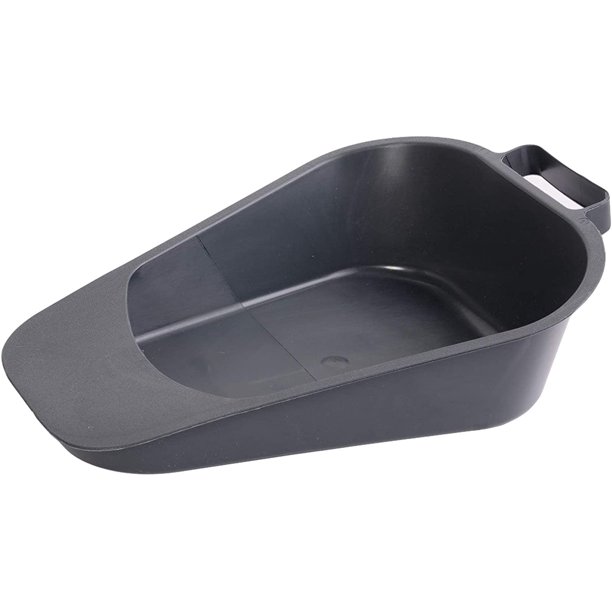 Pack of 24 Plastic Bedpans 12" Graphite Non Stick Surface Bedpans with