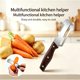 thumbnail image 5 of Herramienta de cocina multifuncional con abrebotellas, pelador y rallador, mango ergonómico, apta para lavavajillas, diseño compacto y elegante., 5 of 8