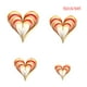 thumbnail image 3 of Bearachild 1 Juego de decoraciones de corazón, adorno colgante romántico, colgante de escena de corazones estéreo único Simple, suministros para Kits de decoración para fiestas dorado, rojo Bearachild HA059997-01, 3 of 6