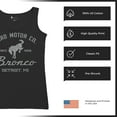 thumbnail image 6 of Ford Motor Co Bronco Detroit MI Women's Tank Top Vintage Truck Since 1966 4x4 Off Road Adventure Classic Car Fan, 6 of 7