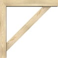 thumbnail image 3 of Ekena Millwork 6"W x 38"D x 38"H Traditional Block Rough Sawn Bracket w/ Offset Brace, Douglas Fir, 3 of 25