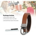 thumbnail image 7 of Kids Reversible Belt for Boys and Girls Leather Belt for School Uniform Casual Jeans Back to School Fashion, 7 of 7