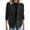 Black, variant on FRSASU Women's Fall Winter Jacket Fashion Solid Color Coat Women's Clothing Long Sleeve Casual Coat Khaki XL(XL)