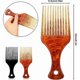 thumbnail image 4 of 2 Piece Anti-Static Afro Comb Afro ir Brush Wide Tooth Afro Comb for Curly and, 4 of 5