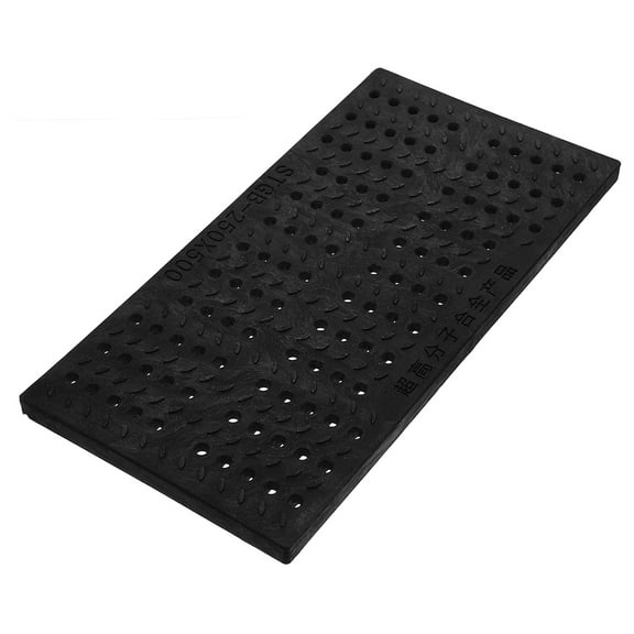 YOSADIER Outdoor Drain Grate Panel Black Plastic Debris Filter Cover for Yard Patio Garden Drainage