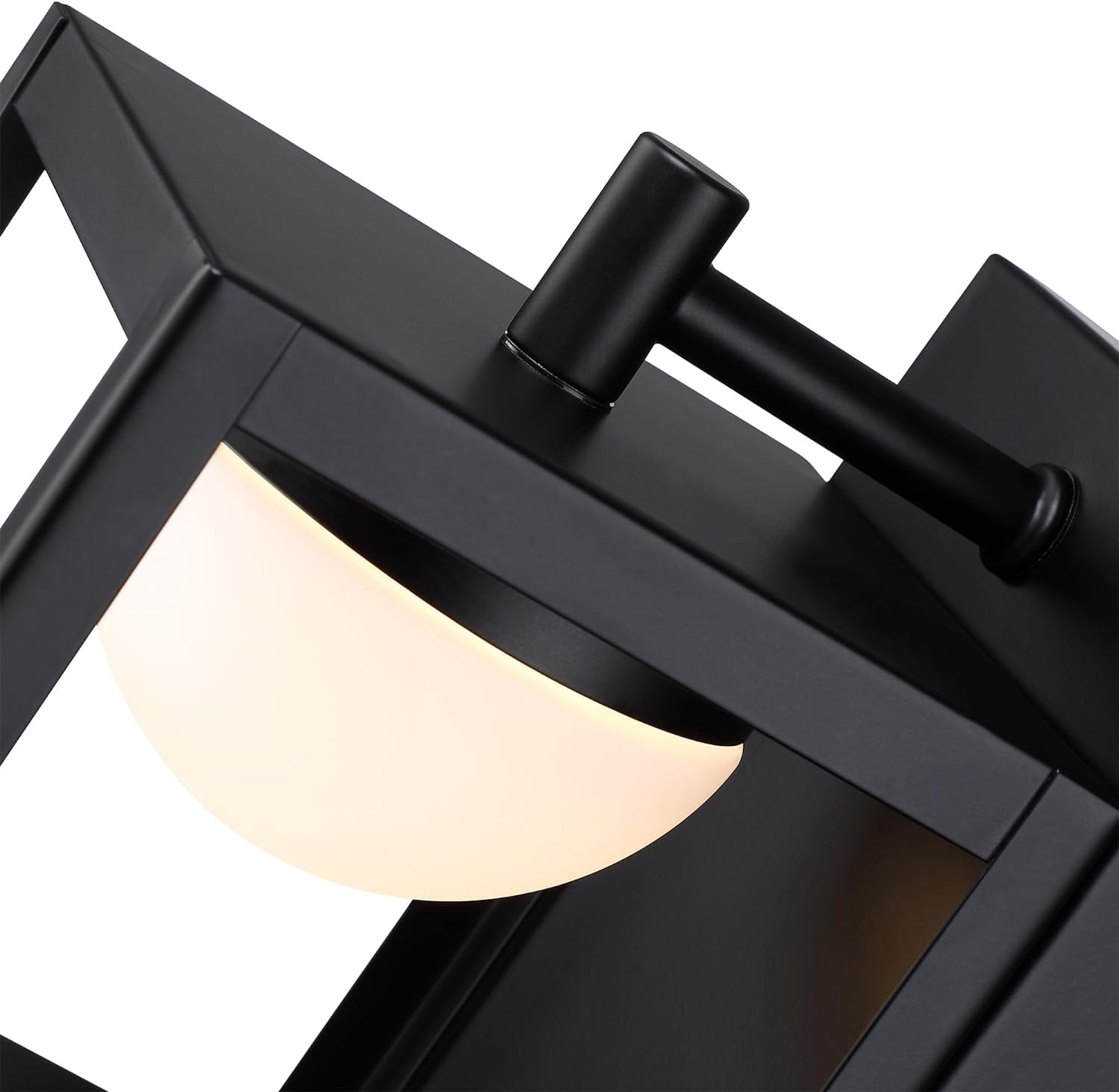Revtronic LED Modern Outdoor Wall Light, 3000K Soft White, Bright 350 Lumens, Motion Sensor Wall Lighting Sconce, Matte Black