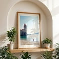 thumbnail image 5 of Collioure’s Iconic Bell Tower on the Costa Brava - Photography Seaside Coastal Architecture Beach Landscape Ocean Unframed Wall Art Print 32 x 48 inches, 5 of 60