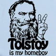 thumbnail image 2 of CafePress - Tolstoy Is My Homeboy Infant Bodysuit - Baby Light Bodysuit, Size Newborn - 24 Months, 2 of 4