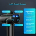 thumbnail image 2 of Massage Gun, FYLINA Handheld Deep Tissue Massager with 30 Speeds & 6 Heads for Neck, Back Full Body Muscle Massage, Black, 2 of 6
