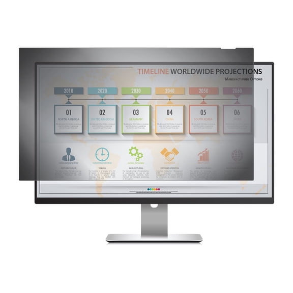 Rocstor PV0011-B1 PrivacyView Privacy Filter for 20" Widescreen Monitor, Black