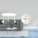thumbnail image 2 of Mesa auxiliar redonda de acrílico,Mesa auxiliar redonda de acrílico,mesita de noche.,Reloj de pared,Reloj de pared decorativo,moderno y elegante,Reloj de pared redondo silencioso,sin, 2 of 8
