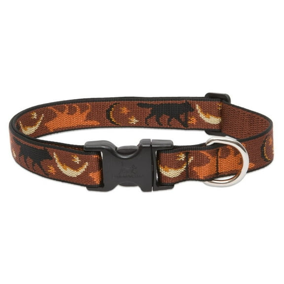 LupinePet Originals 1" Shadow Hunter 16-28" Adjustable Collar for Large Dogs