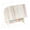 Cream, variant on SAYEEC Clear Acrylic 2-Tier 45° Tilt Desktop File Organizer, Large Capacity Bookshelf Storage for Office & Home