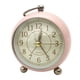 thumbnail image 2 of Mesita de noche retro vintage silenciosa, ideal para personas con sueño profundo, para dormitorios y viajes. Rosado, 2 of 4