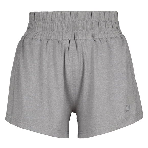 Short Deportivo Wilson para Mujer Cozy Doble Brush Color Gris Claro Talla EG