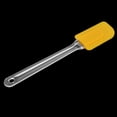 thumbnail image 3 of Utensilio de cocina Mango de plástico Crema antiadherente Pastel Crema Mantequilla Espátula Raspador Amarillo Amarillo, 3 of 4