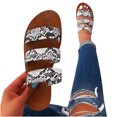 thumbnail image 3 of Sandalias Mujer Zapatillas planas Punta abierta Cómoda Playa Zapatos romanos Flip Flop Wmkox8yii hj789, 3 of 7