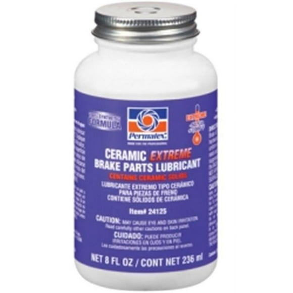 Permatex PTX24125-CAN Extreme Ceramic BrakeLubricant - 8 oz Brush Top Bottle