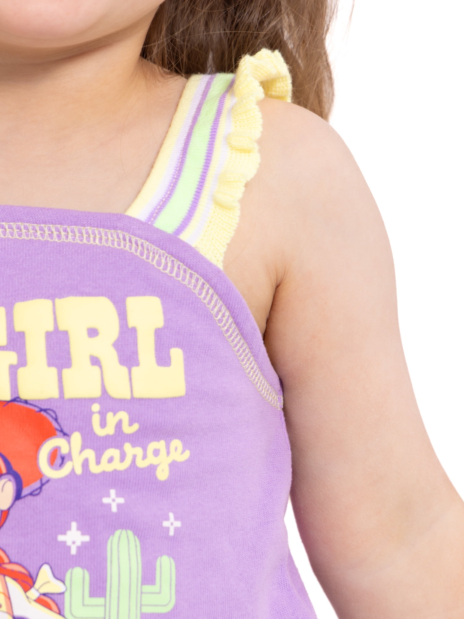 Toy Story Toddler Girls Sleeveless Graphic Romper, Sizes 12M-5T