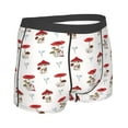 thumbnail image 3 of Balery Different Mushrooms Men's Boxer Briefs, Soft and Breathable Cotton Underwear with nylon Waistband-Medium, 3 of 9