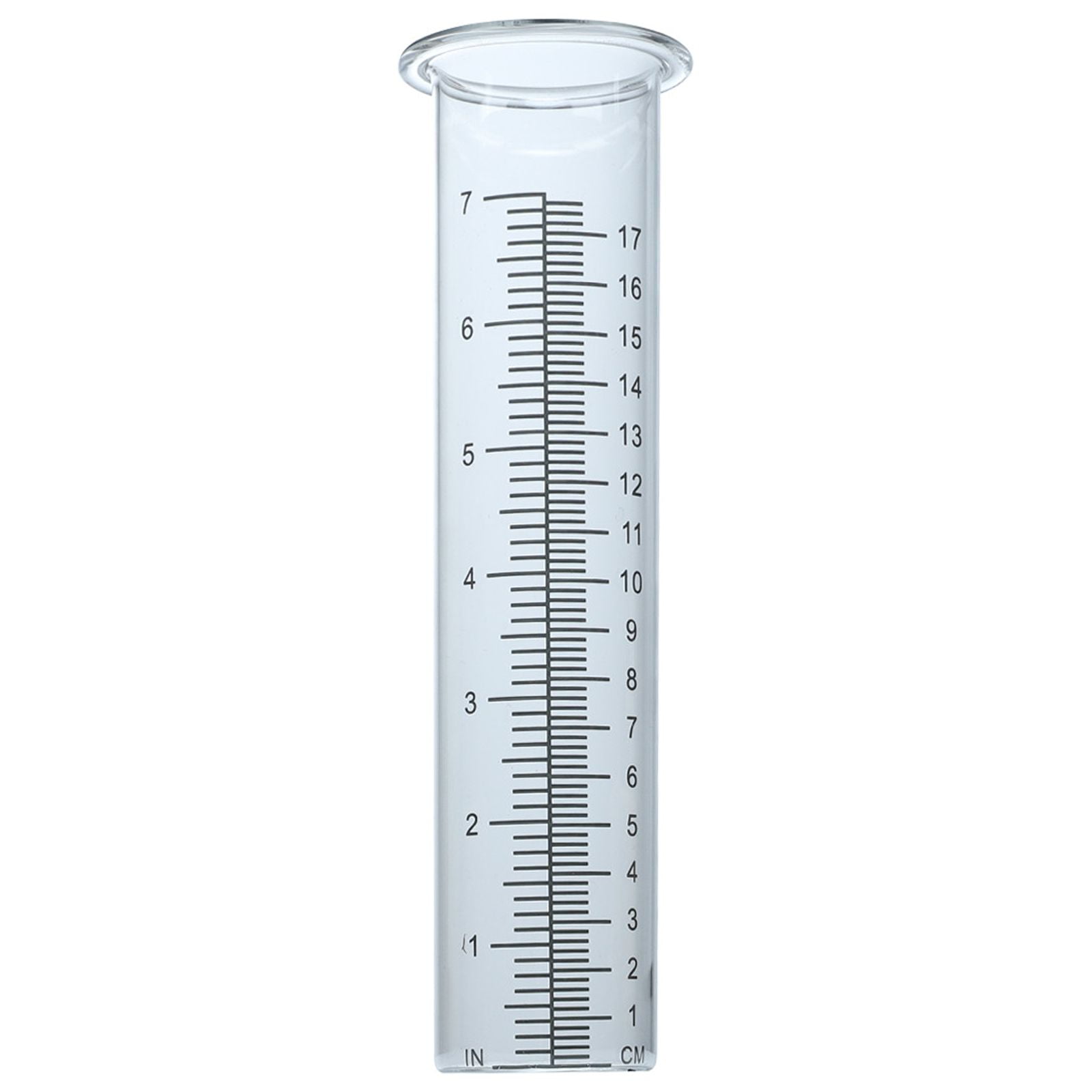Xheghe Hummingbird Glass Rain Gauge - 7 Inch Accurate Measurement with Decorative Bird Stake for Garden and Backyard