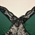 thumbnail image 5 of Women Lace Lingerie Front Closure Babydoll V Neck Nightwear Sexy Chemise Nightie, 5 of 8