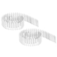 thumbnail image 1 of Unique Bargains Miniature Garden Fence, 35 Inch Long Decorative Picket Fence, White 2Pack, 1 of 5