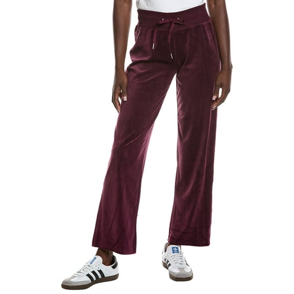 Vince Camuto womens  Velour Straight Pant, m, Purple